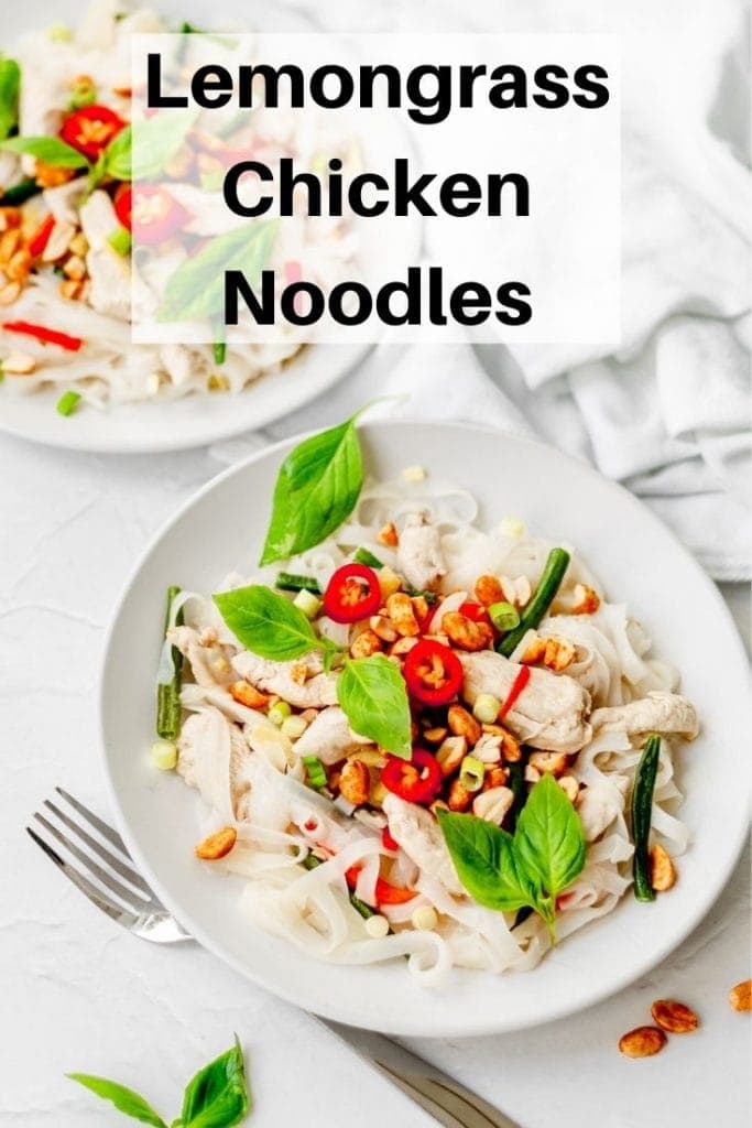 Lemongrass chicken pin image
