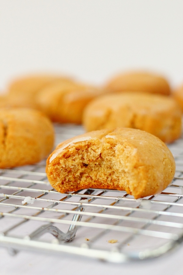lebkuchen cooling on a wire rack