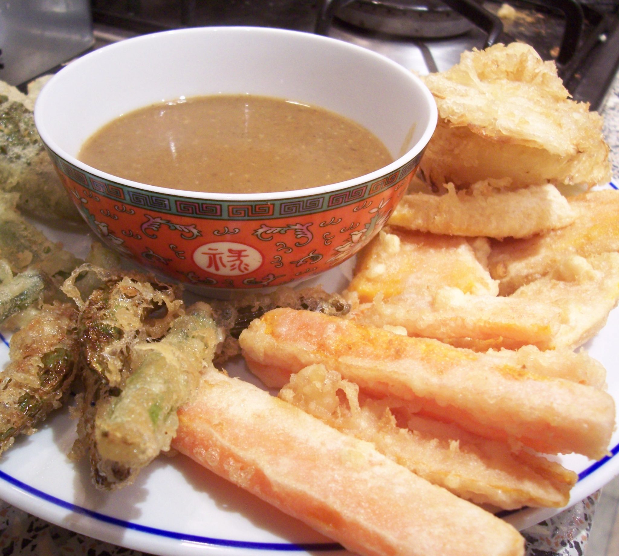 Mixed vegetable tempura recipe