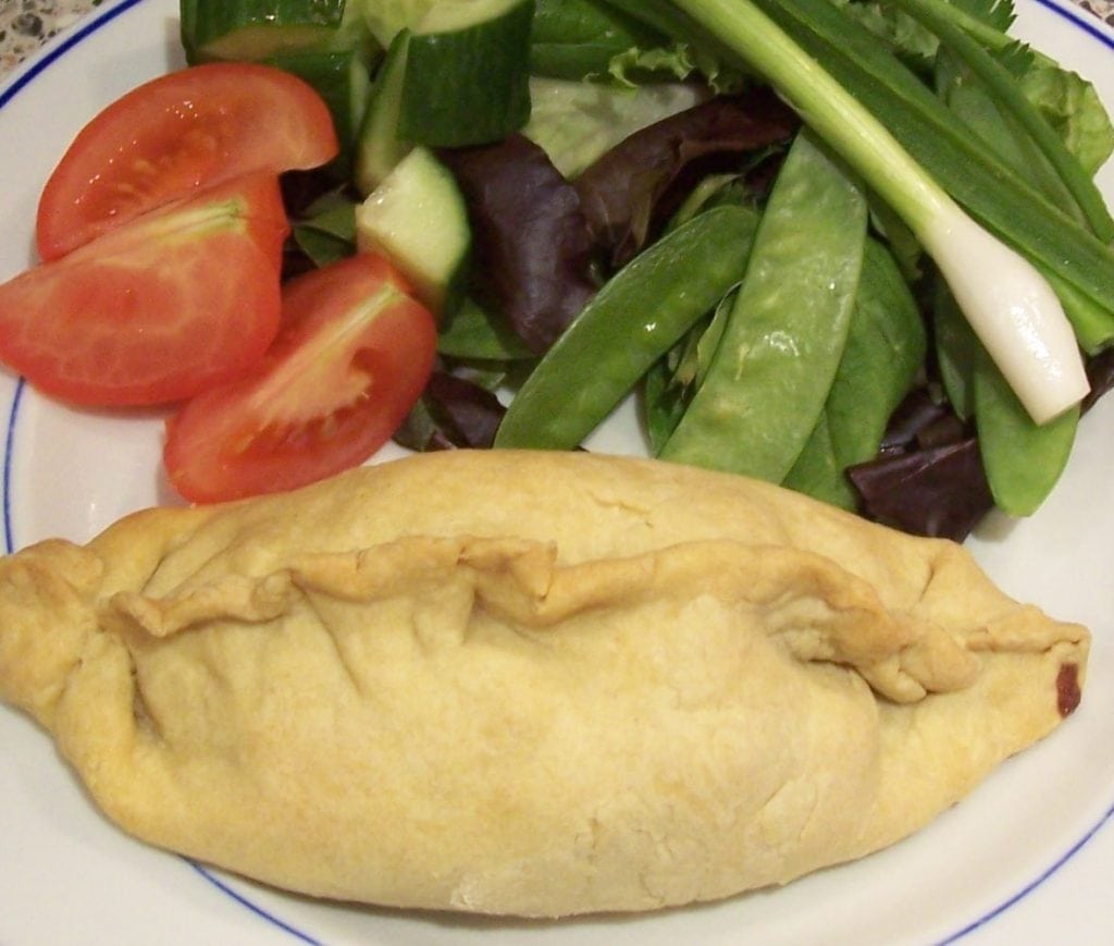 Cheese and Mushroom pasty
