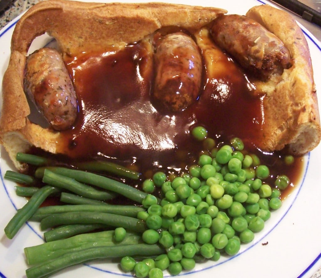 100_4209 Toad in the hole with peas and beans