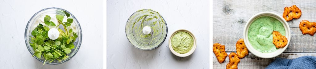 step by step images for avocado dip