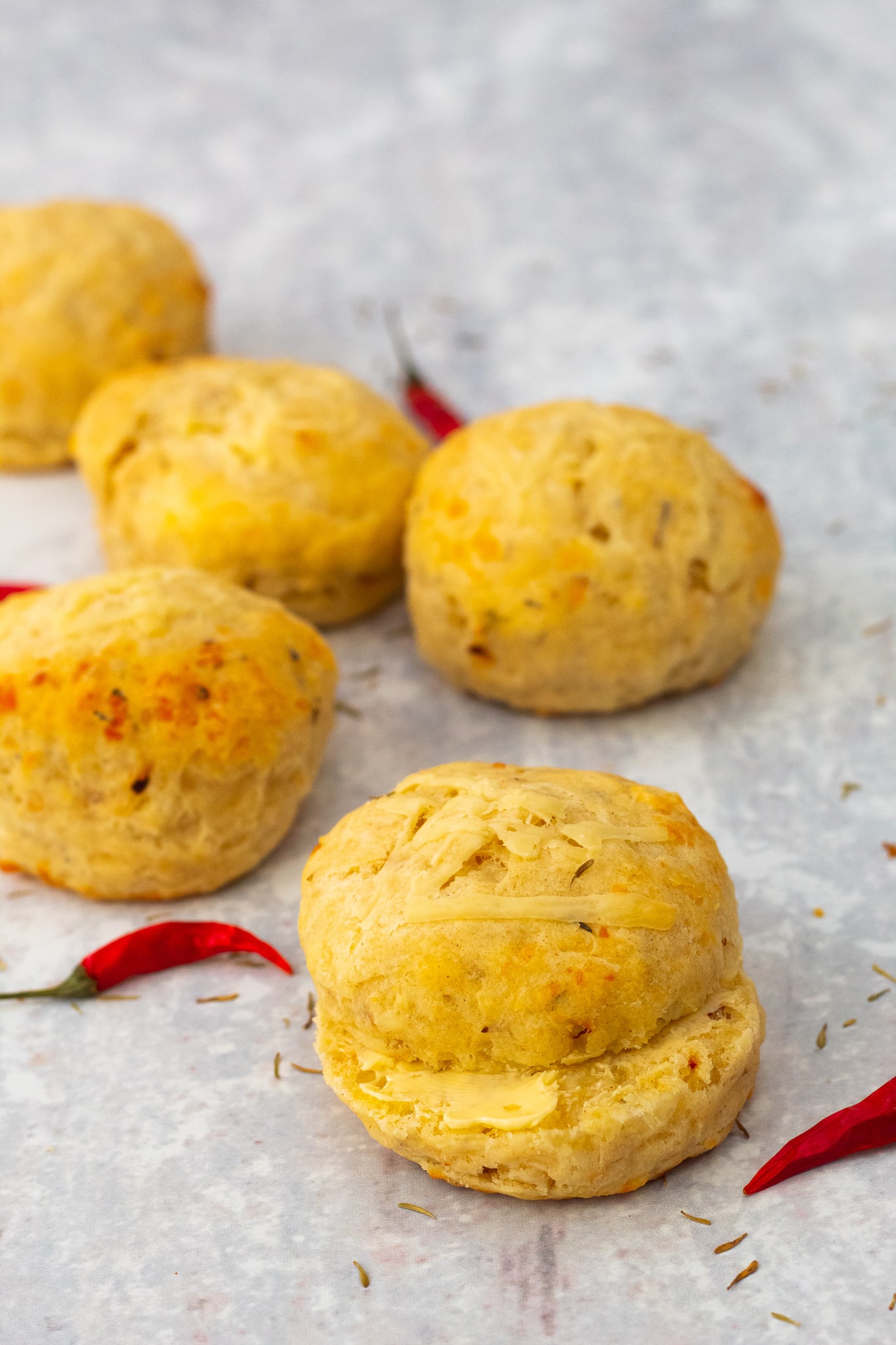 cheese and chilli scones