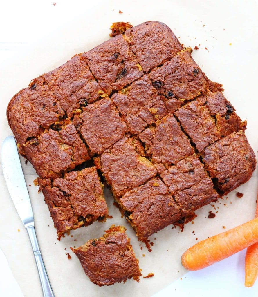 Healthier carrot cake