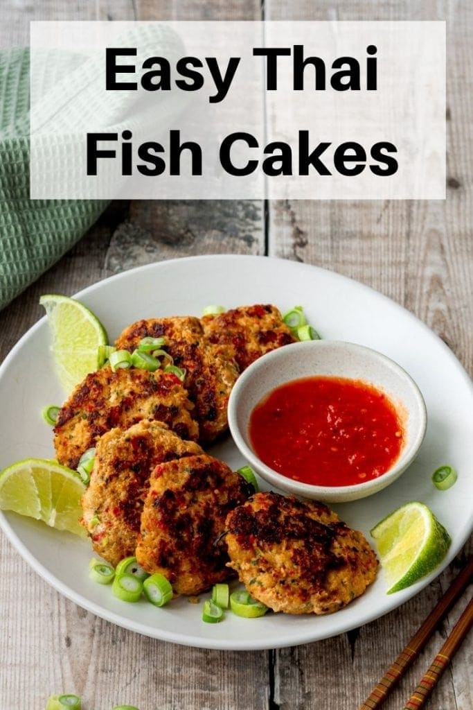 Thai fish cakes pin image