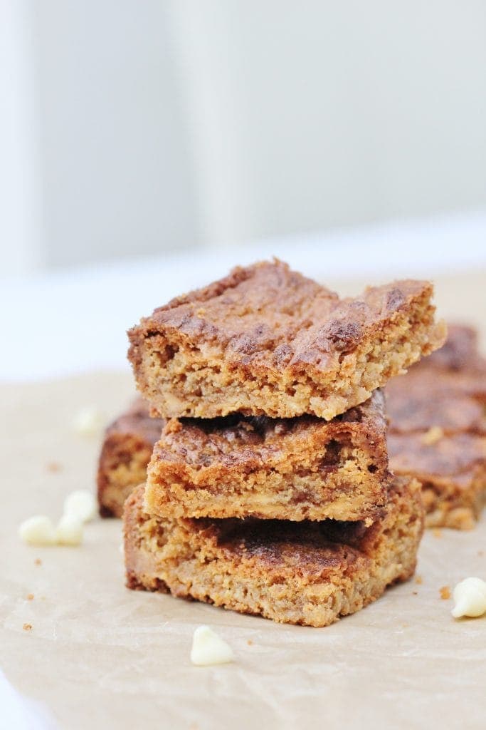 Stack of blondies