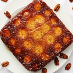 banana upside down cake