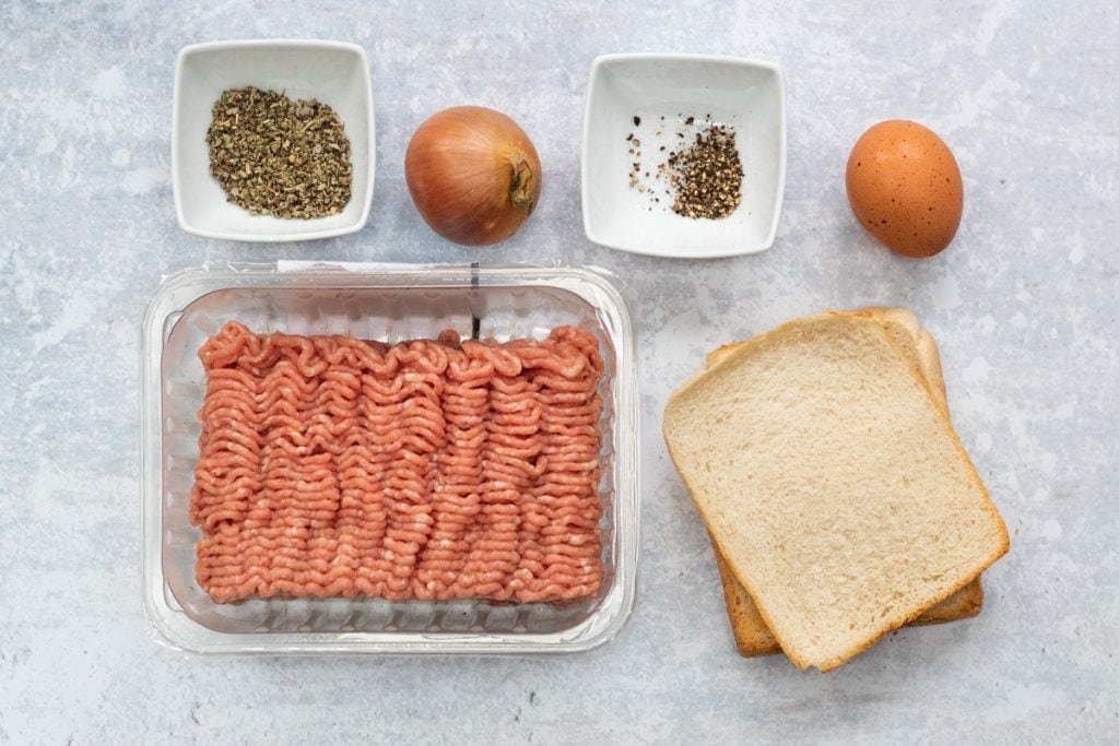 Ingredients for stuffing balls