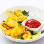 Crispy polenta crusted chicken