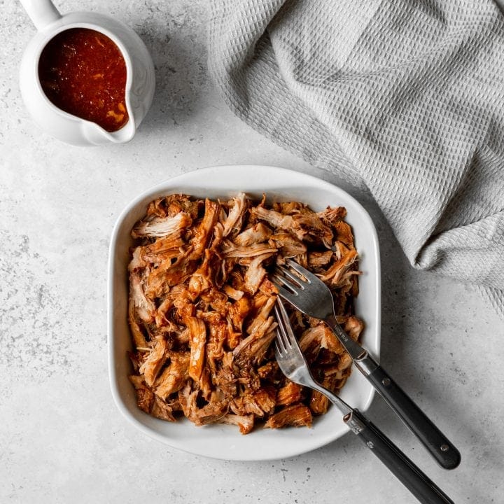 dish of Japanese pulled pork