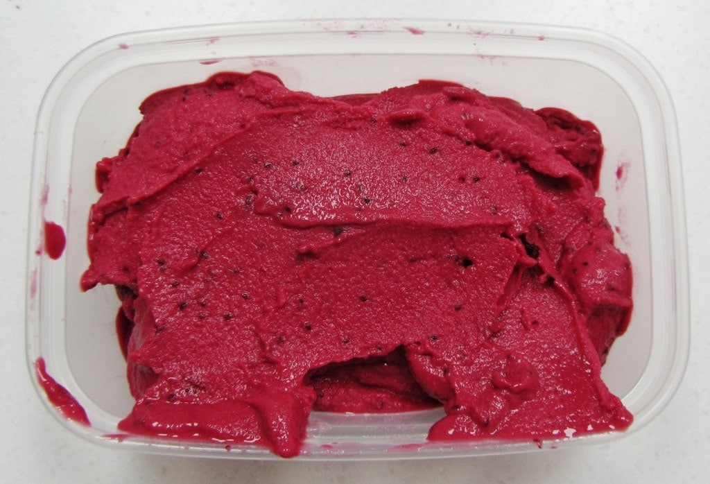 blackcurrant frozen yoghurt