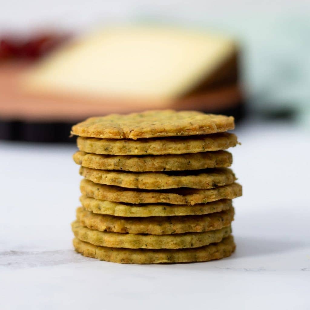 Basil and parmesan thins