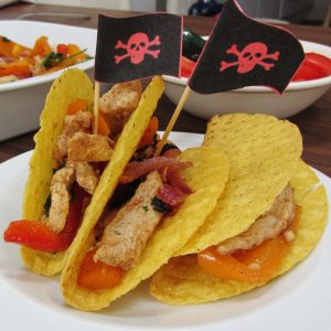 pirate boat turkey tacos