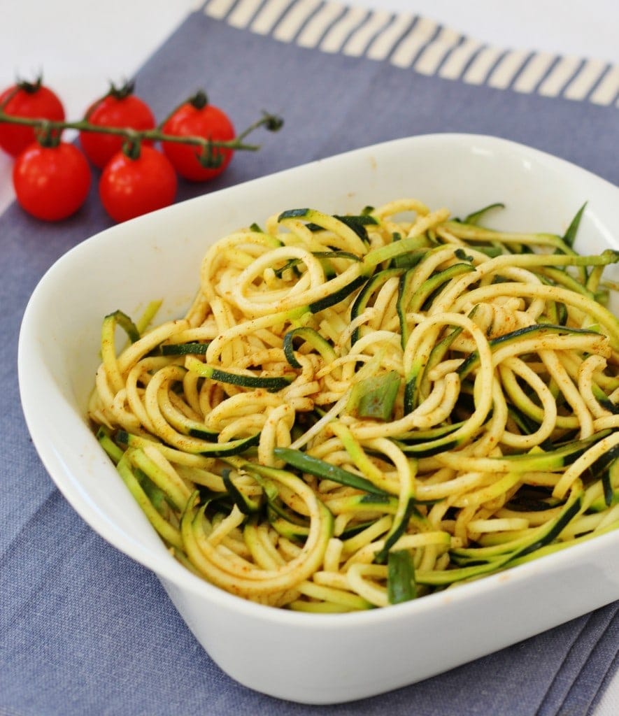 courgetti salad courgetti salad with baharat seasoning