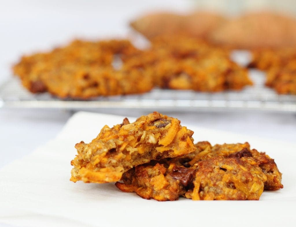 Spiralized Sweet potato and chocolate chip cookies from Spiralize Every Day