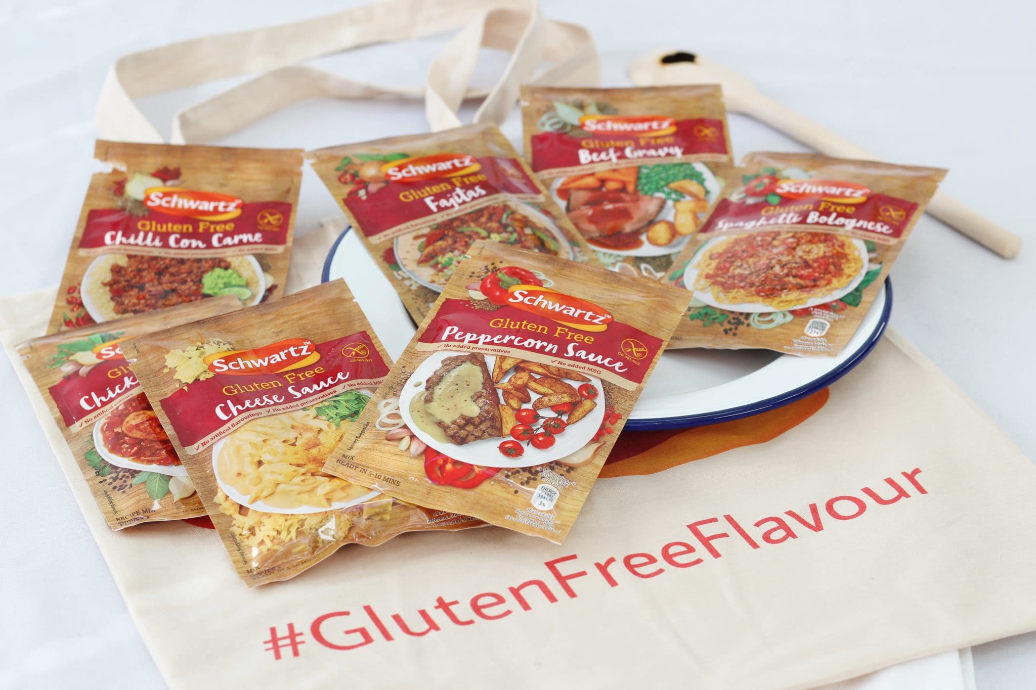 Schwartz gluten free recipe mixes