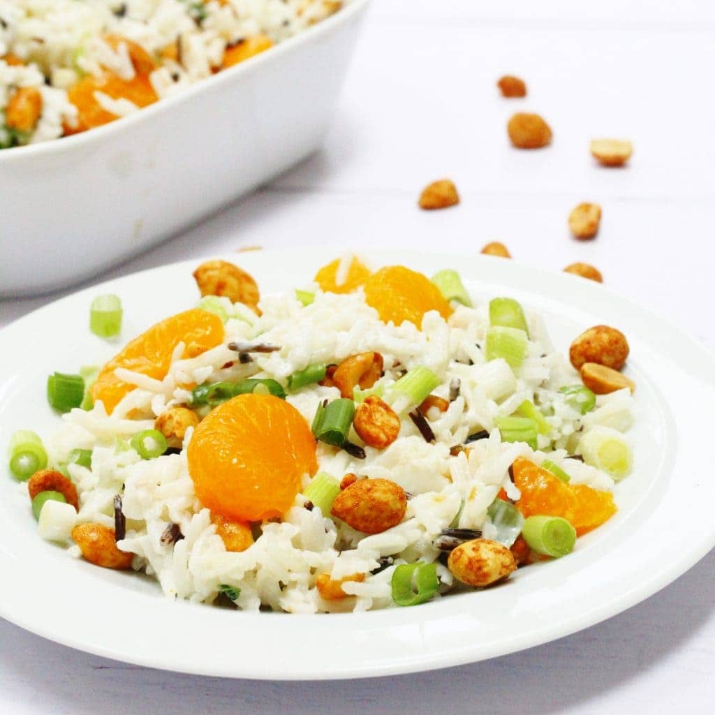 Winter rice salad