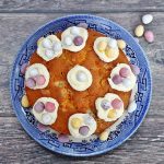 Simple mini egg Easter cake