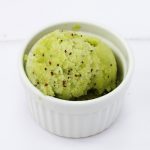 scoop of kiwi sorbet