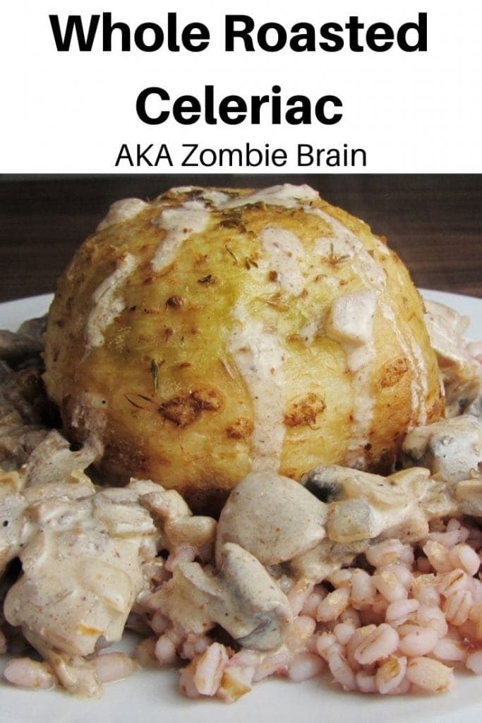zombie brain recipe pin image
