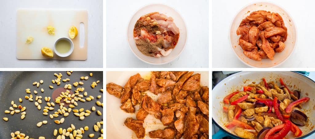 how to make fragrant chicken step by step