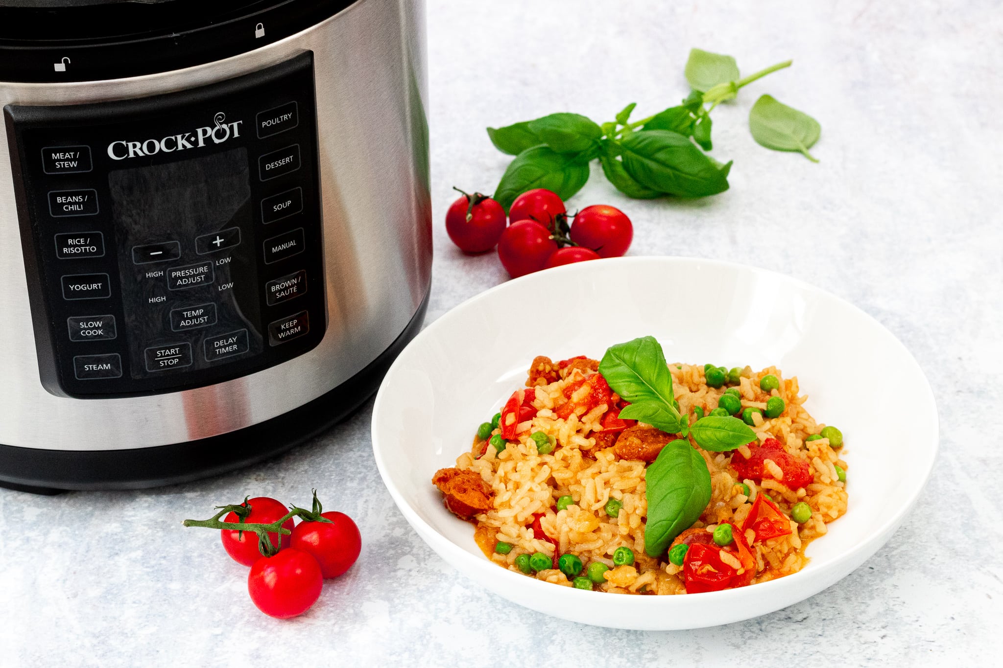 Crock Pot® Express Multi-Cooker and Chorizo risotto