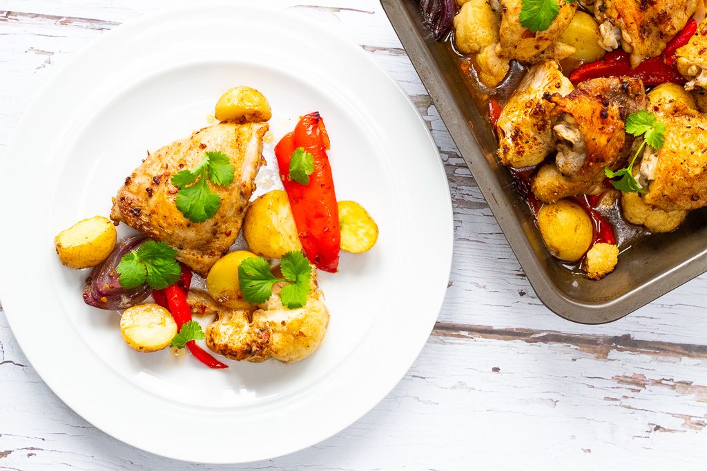 baked ras el hanout chicken