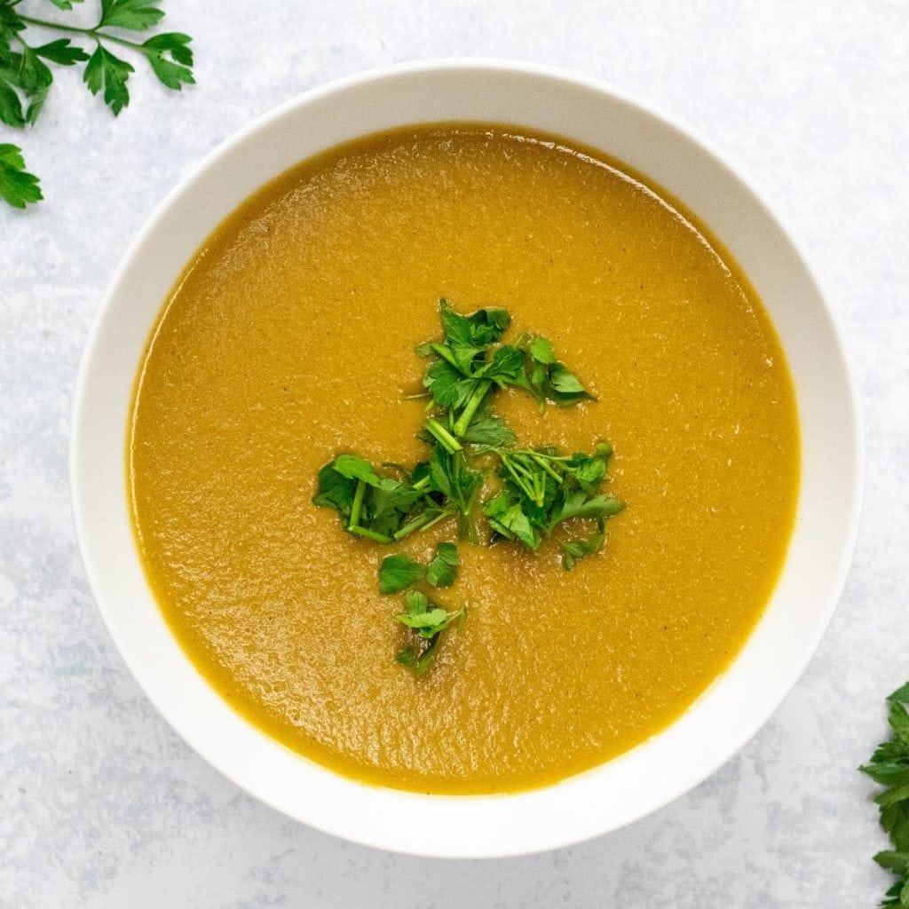 spiced leek and potato soup