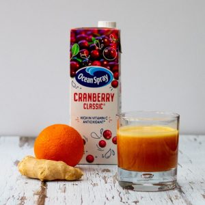 Ocean spray cranberry juice smoothie