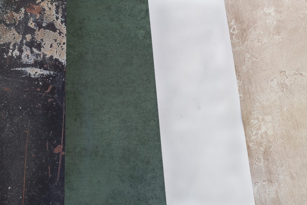 4 backdrops in the foodie bag