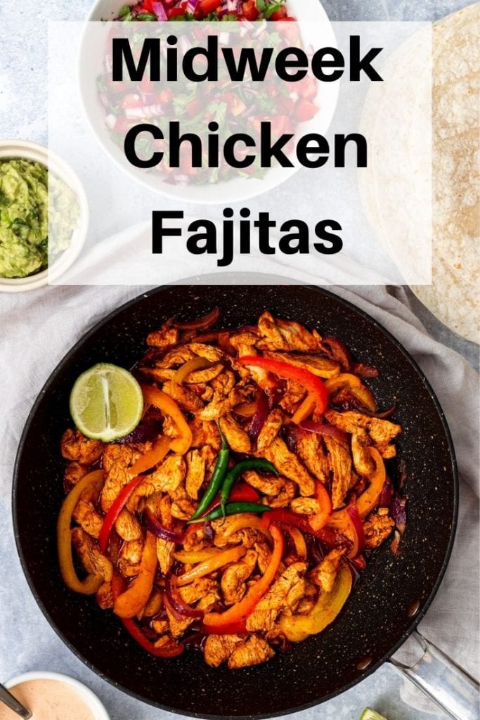 chicken fajitas pin image