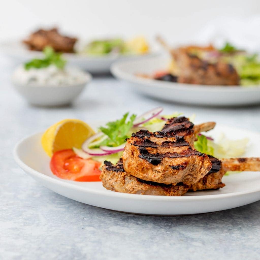 Indian lamb chops