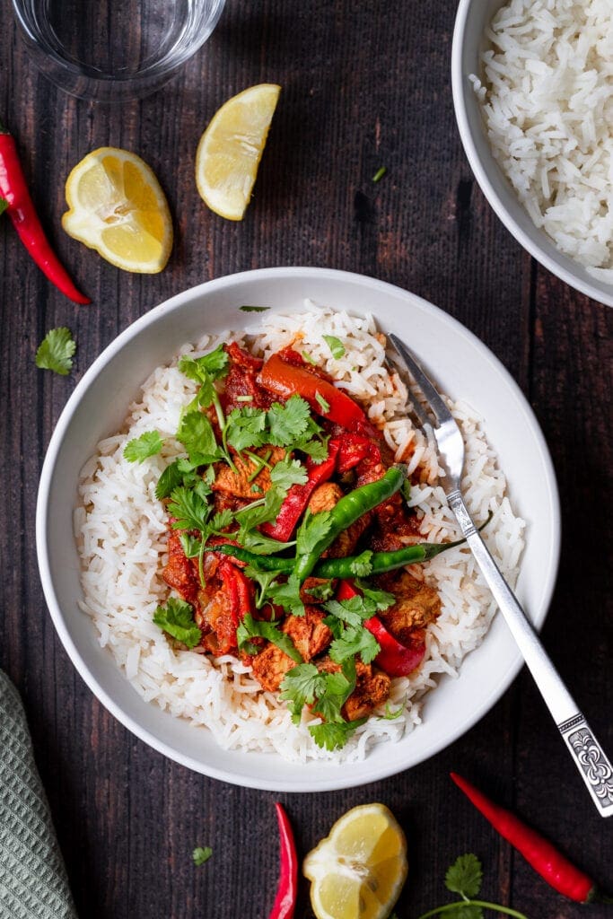 pressure cooked chicken curry