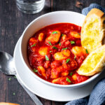Chorizo butter bean stew