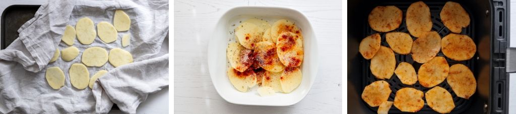 How to make air fryer potato crisps