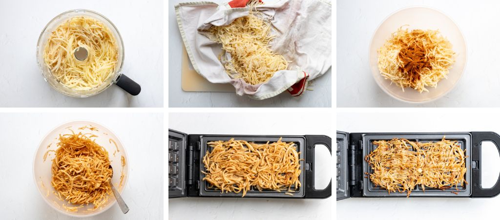 How to make Creole potatao waffles