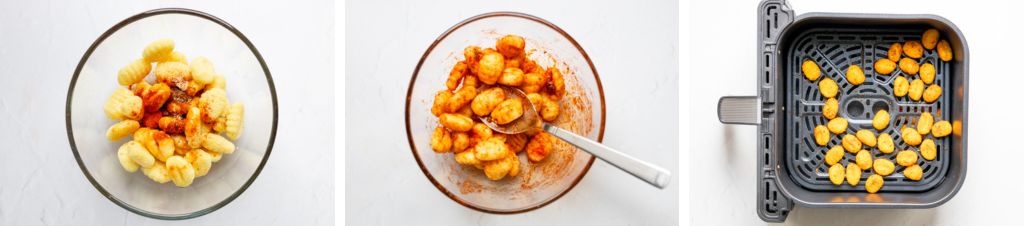 How to make air fryer gnocchi step by step