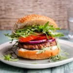 tamarind lamb burger